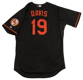 2015 Chris Davis Game Used Baltimore Orioles Home Run Jersey vs. New York Yankees on June 12th (MLB Authenticated)